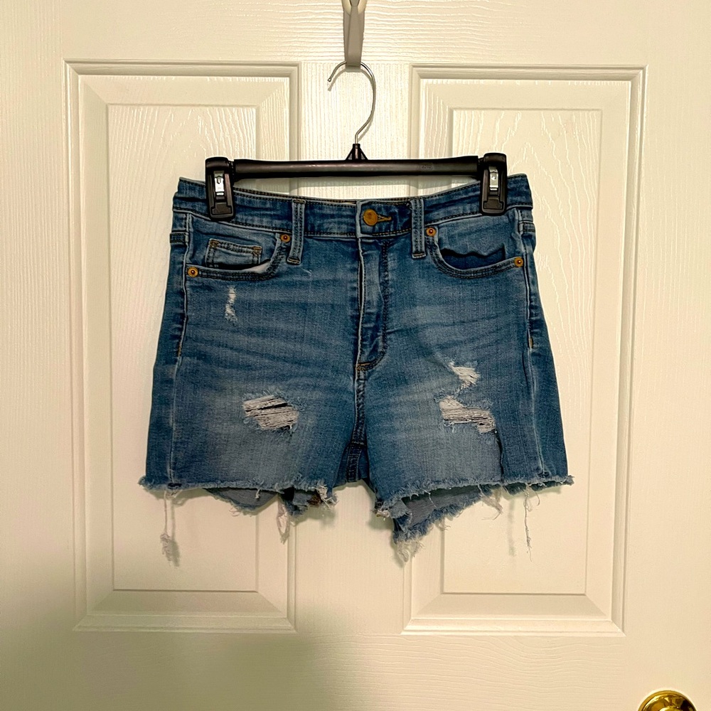Denim Distressed Women Shorts